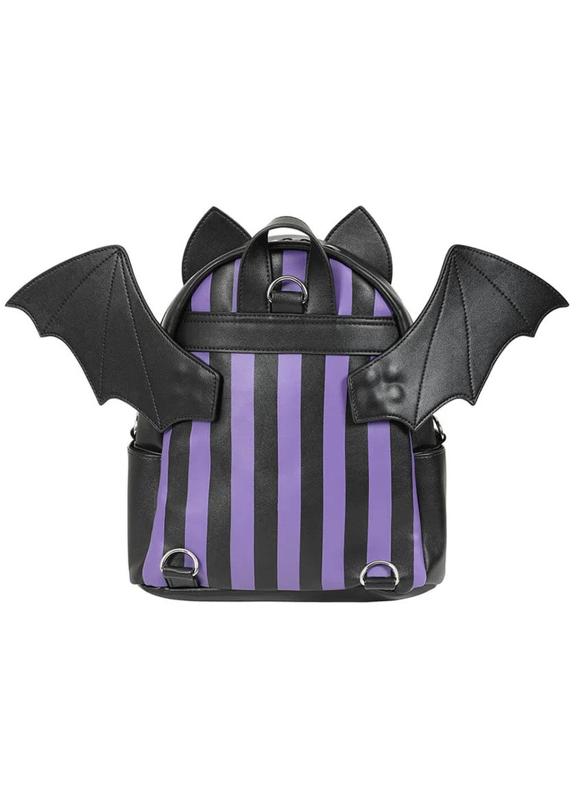 PURPLE/BLACK NIGHTFALL BAT BACKPACK