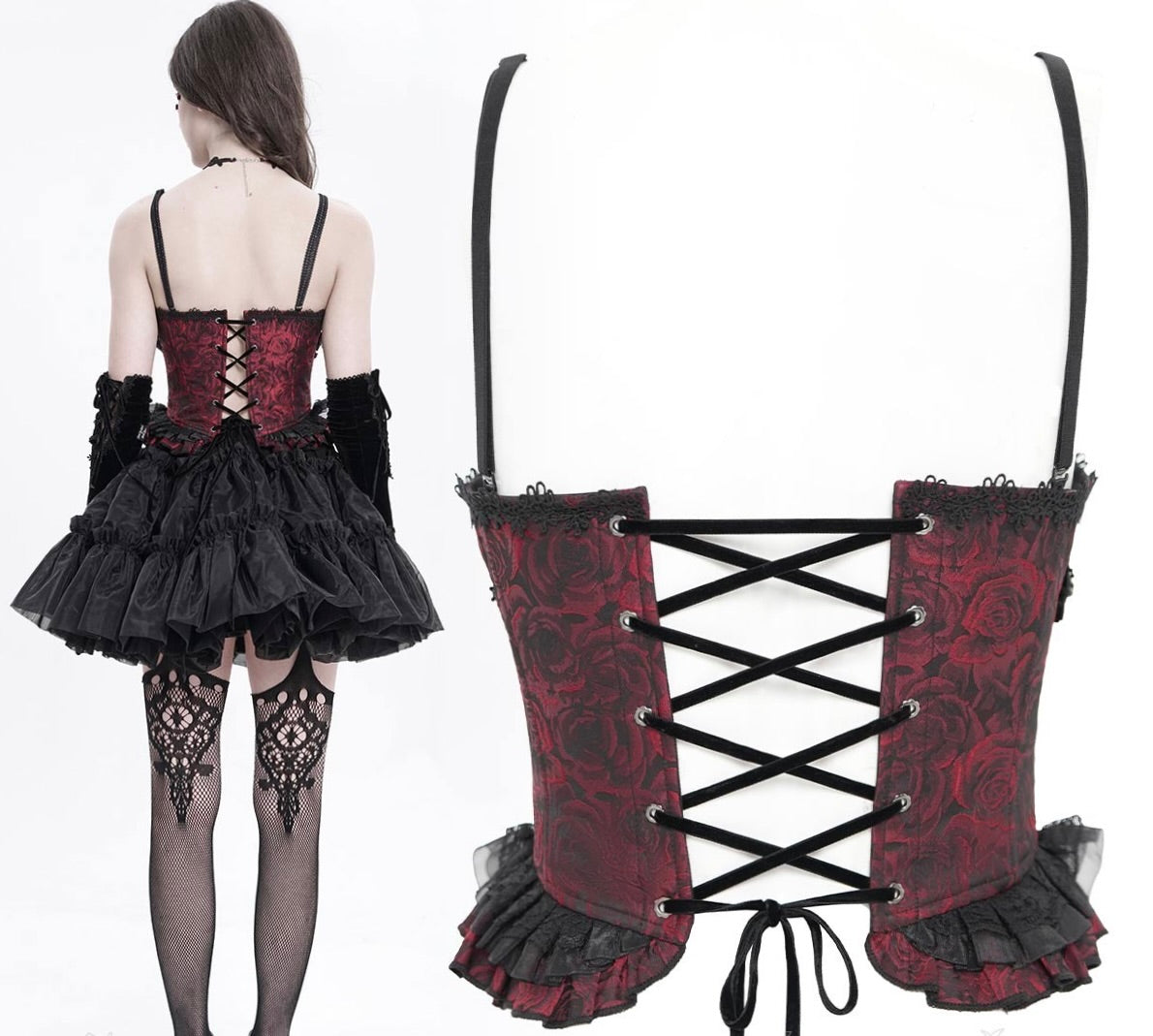 ROSE ROUGE CORSET TOP