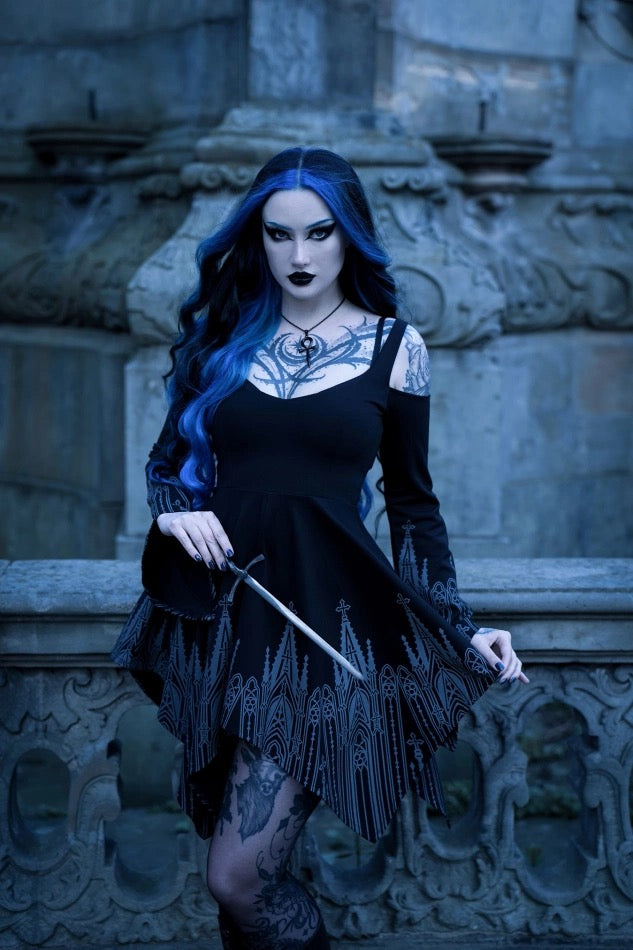 INFERNAL CHAPEL MINI DRESS