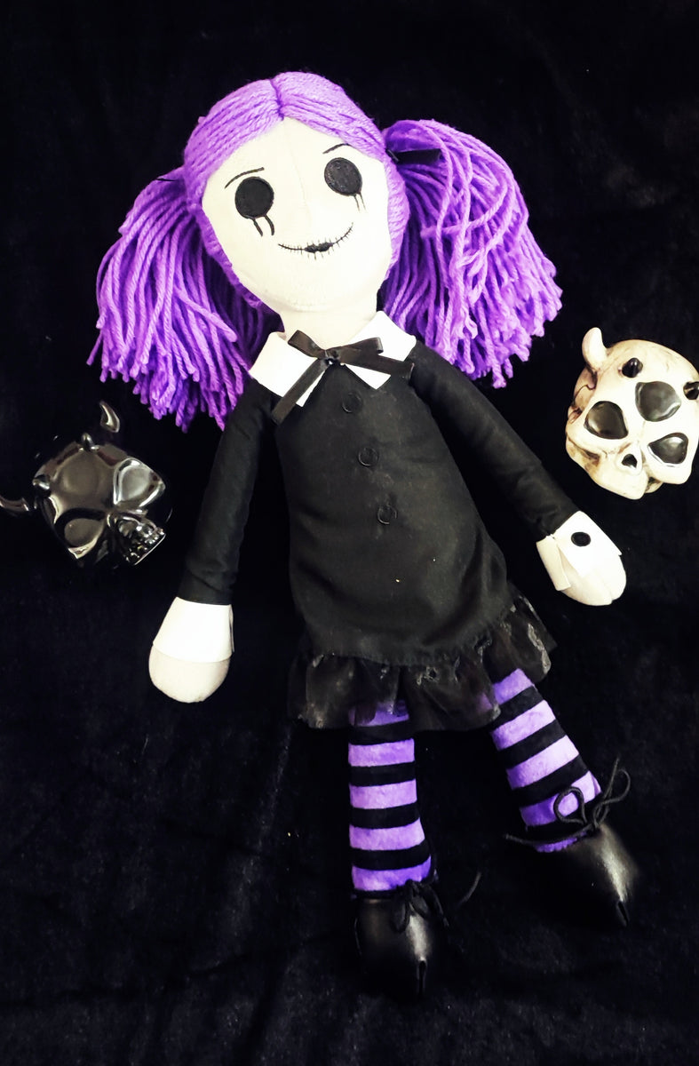Viola - The Goth Rag Doll - Collectable Soft Plush Doll