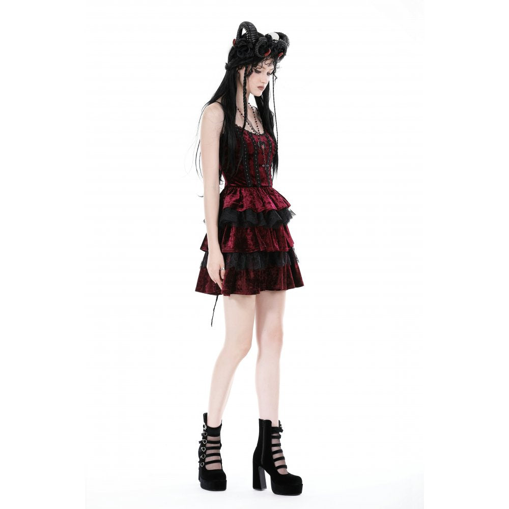 VELVET BLOOD DRESS