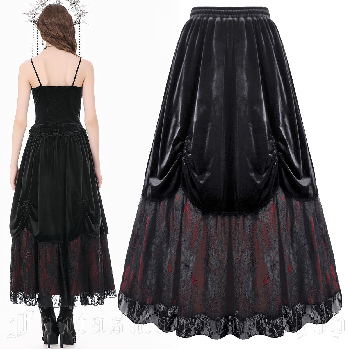 DUSK EMPRESS MAXI SKIRT