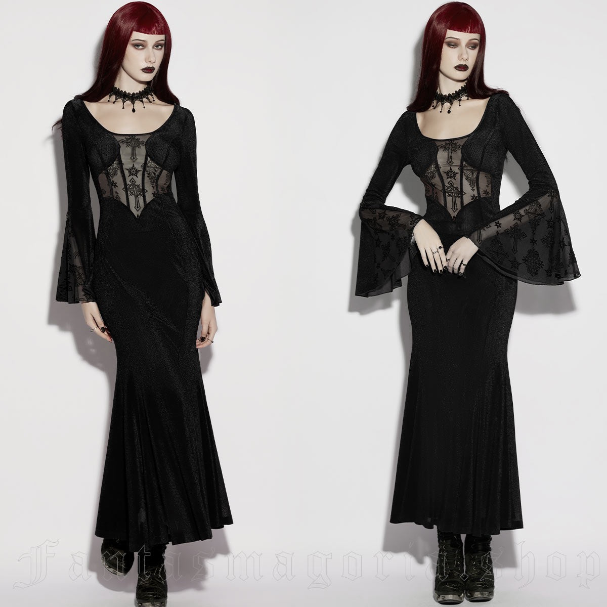 CRUX TENEBRARUM BLACK DRESS
