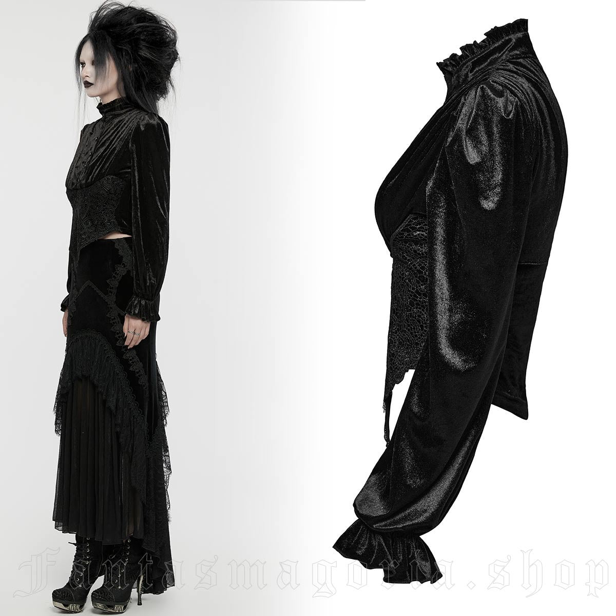 LADY MACBETH GOTHIC BLOUSE TOP