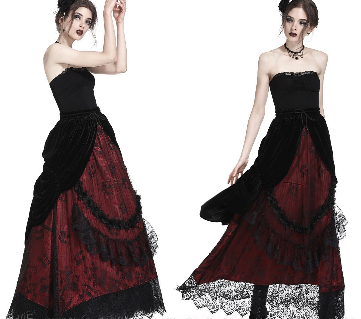 DIADEMA RED SKIRT