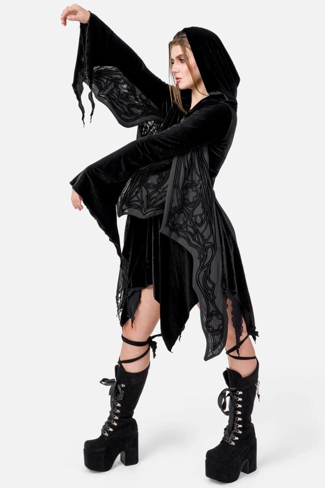 OBSIDIAN MOTH HOODIE
