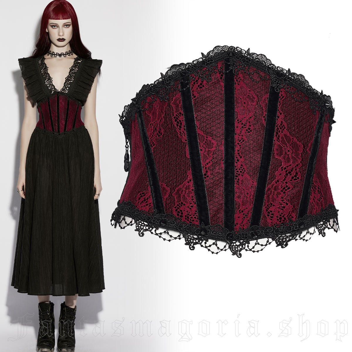 FAERIE DOLL RED CORSET