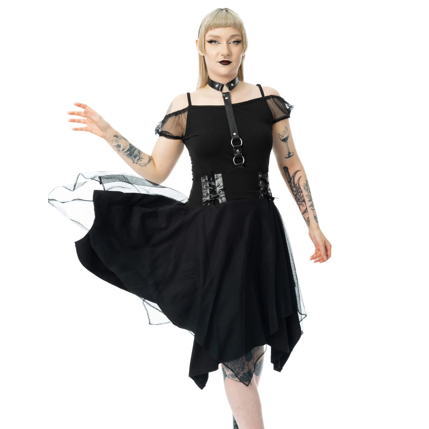 BANSHEE DRESS - BLACK
