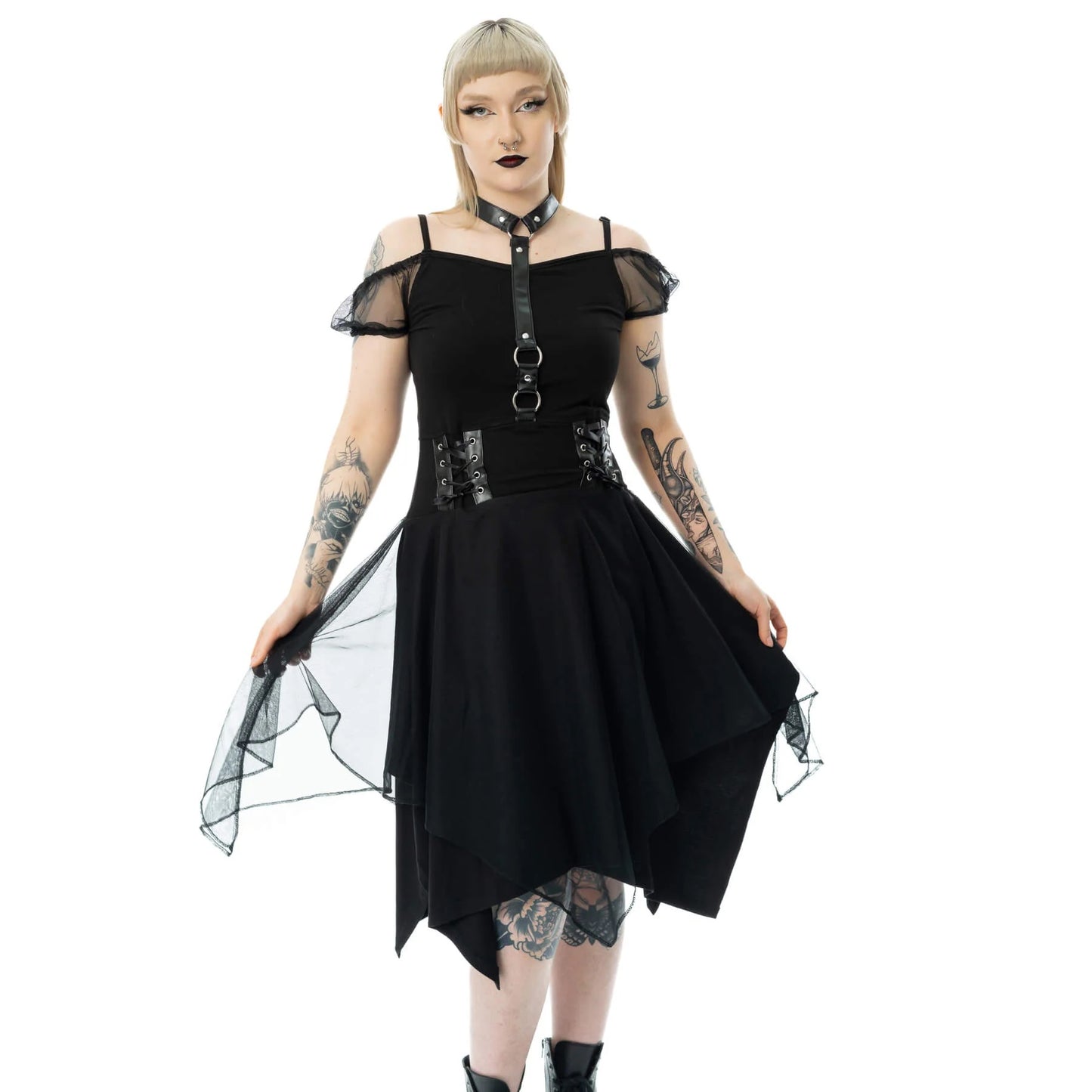BANSHEE DRESS - BLACK