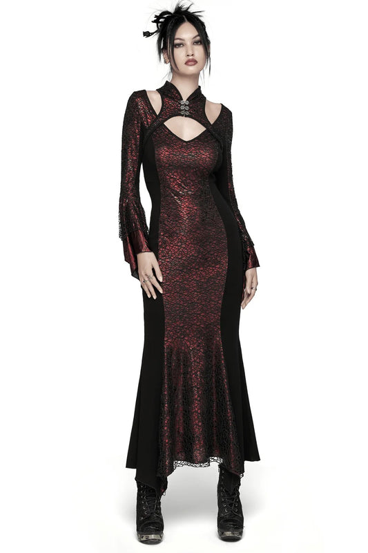 Vampyra Black Red Long Dress