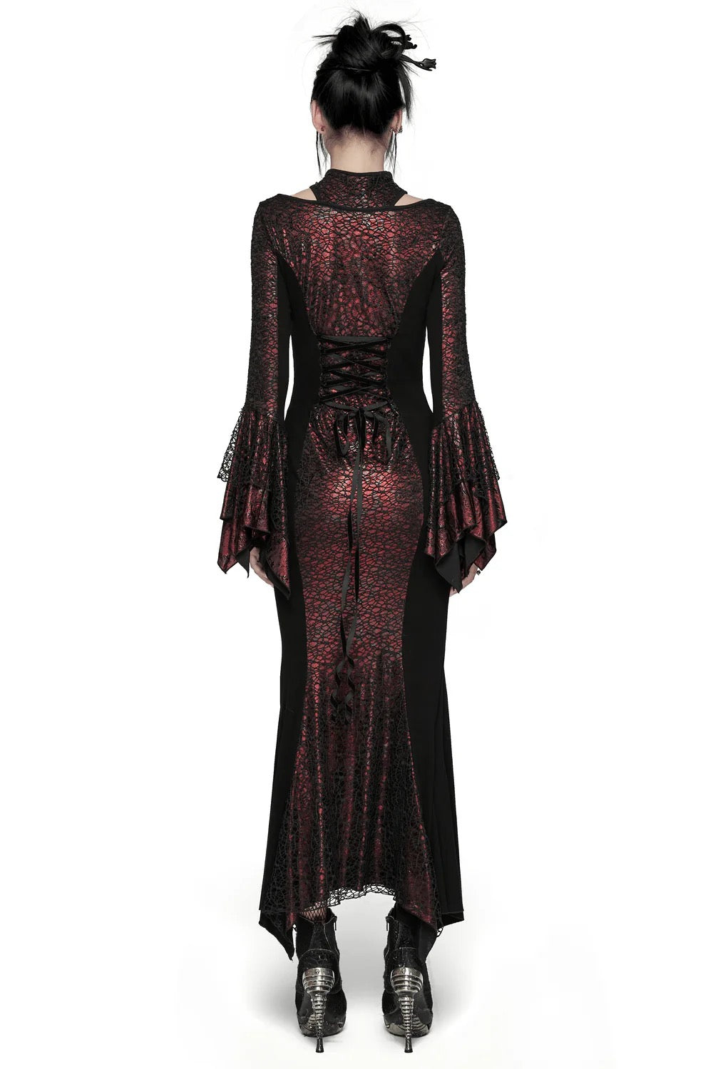 Vampyra Black Red Long Dress