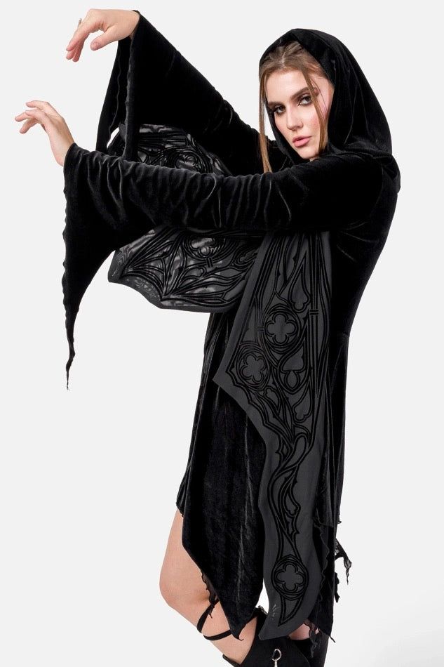 OBSIDIAN MOTH HOODIE