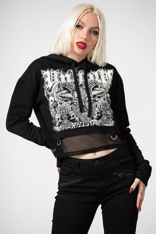 REAGON CROP HOODIE