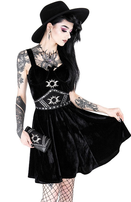 Gothic accessory TRIPLE GODDESS WAIST BELT