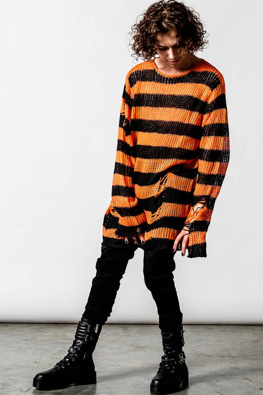 PUMPKIN KNIT SWEATER